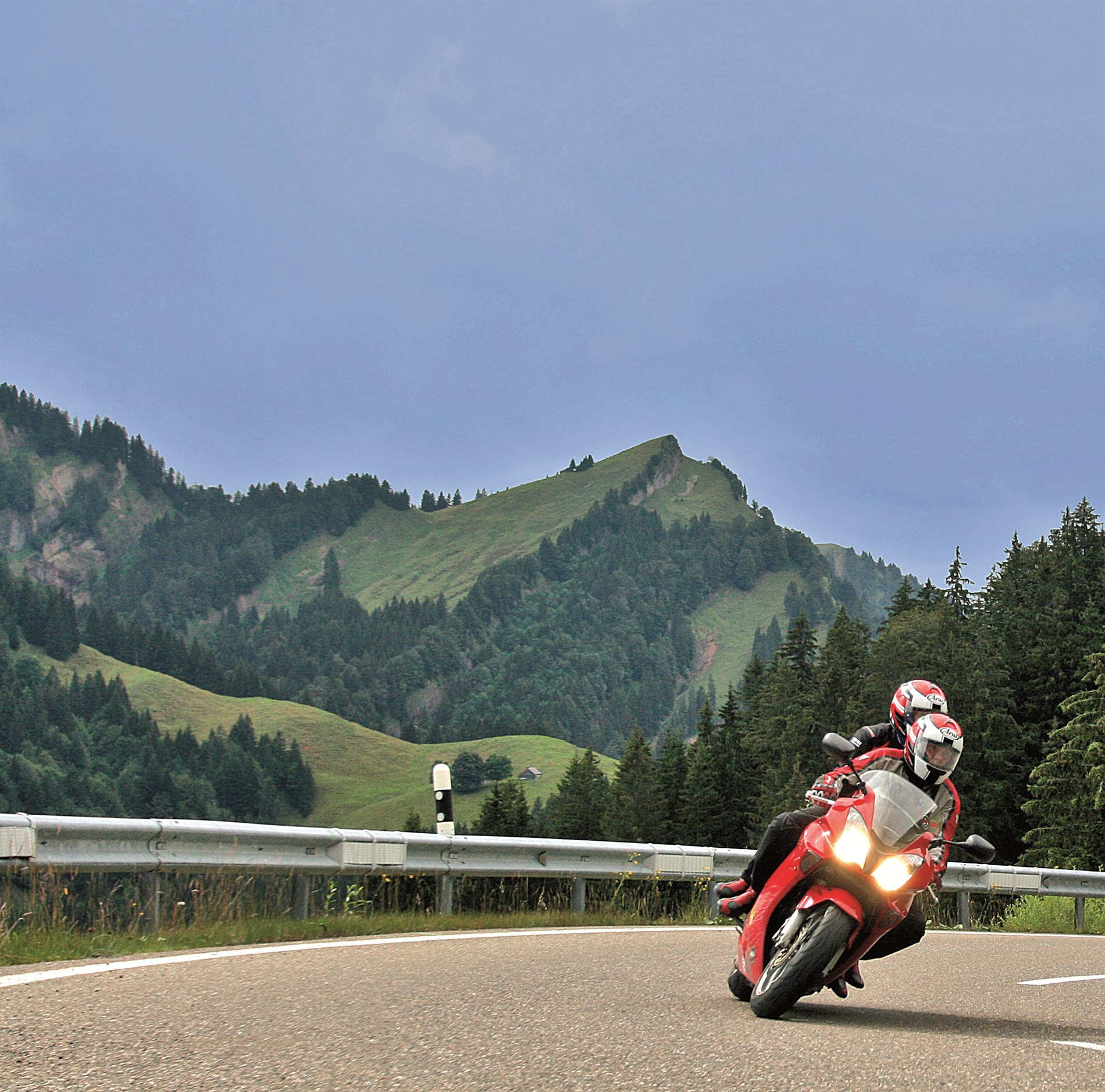 Motorrad fahren im Allgäu